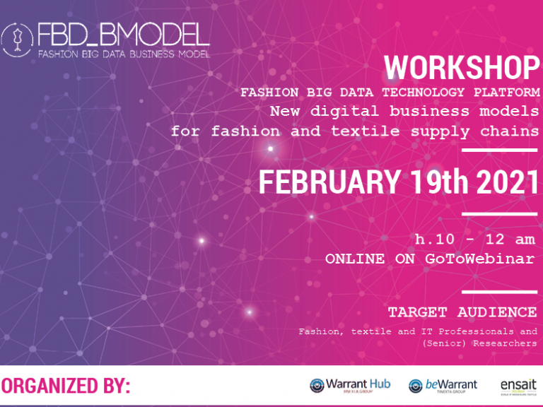 Workshop: New digital business models for fashion and textile supply chains